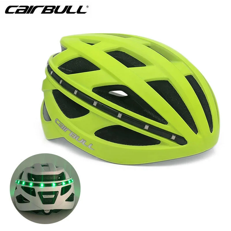 Road Bike Bicycle Helmets Night Cycling Helmet Smart Remote Control Turn Signal LED Light Commuter Helmet Cycling Equipment