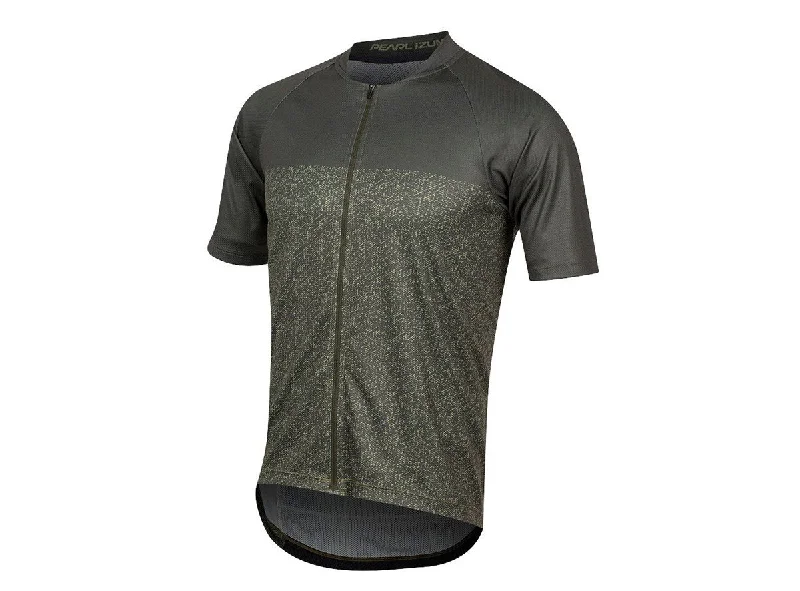 Pearl Izumi Canyon Graphic Short Sleeve MTB Jersey - Forest-Willow Static