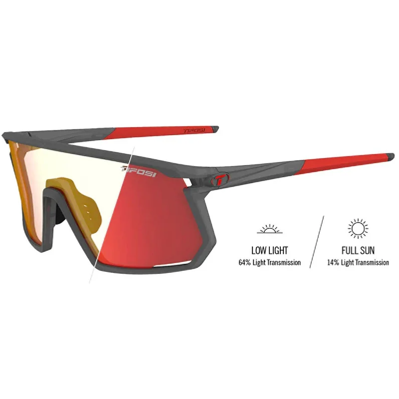 Tifosi MOAB Sunglasses - Clarion Red Fototec Lens - Satin Vapor