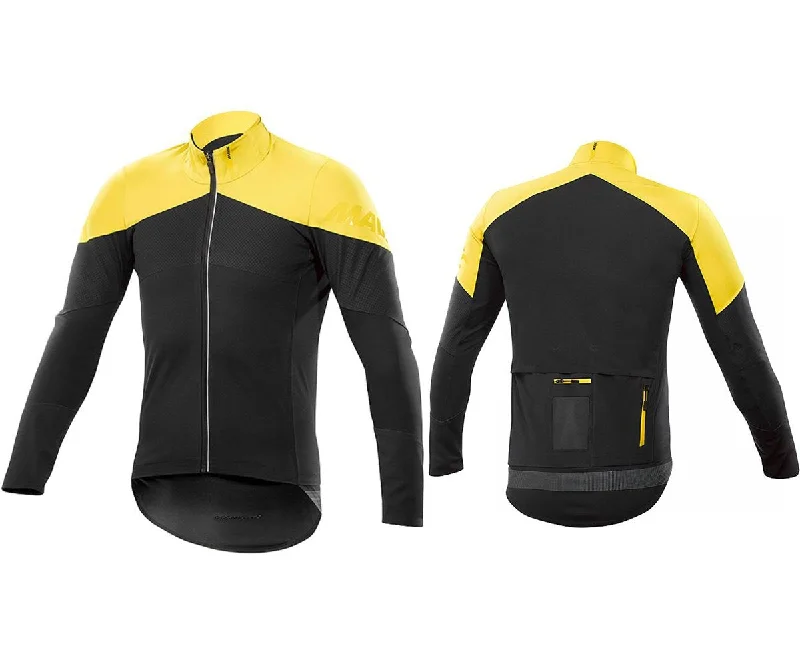 Mavic Cosmic Pro Softshell Cycling Jacket - Black-Yellow Mavic