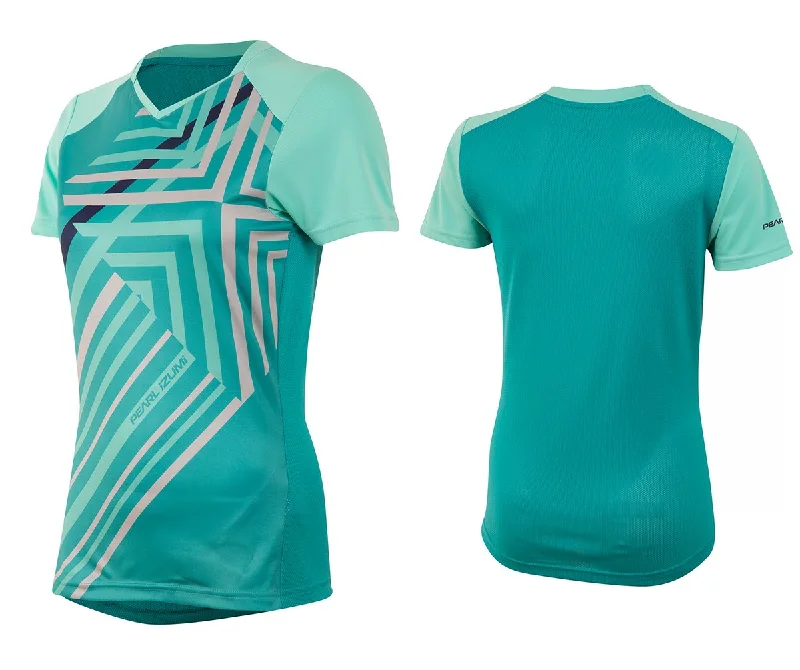 Pearl Izumi Launch Short Sleeve MTB Jersey - Womens - Aqua Mint