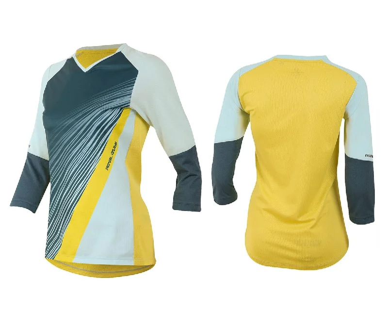 Pearl Izumi Launch 3/4 Sleeve MTB Jersey - Womens - Skylight-Blue Steel Fracture