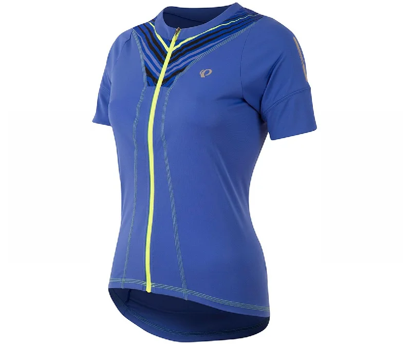 Pearl Izumi Select Pursuit Short Sleeve Road Jersey - Womens - Dazzling Blue Whirl