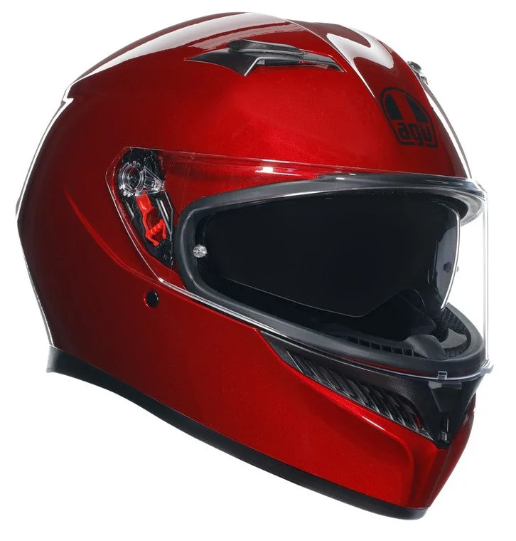 AGV K3 E2206 Full Face Motorcycle Helmet - Solid Competizione Red