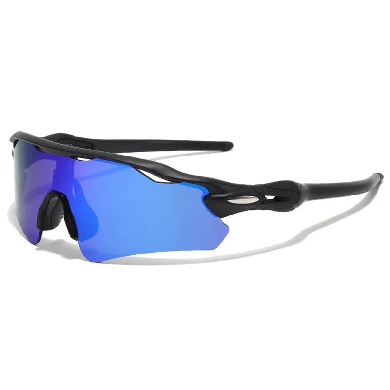 Warmth Special Design Waterproof Single-Piece Vibrant Cycling Sports Sunglasses for Outdoors