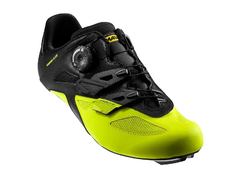 Mavic Cosmic Elite Road Shoe - Black-Yellow