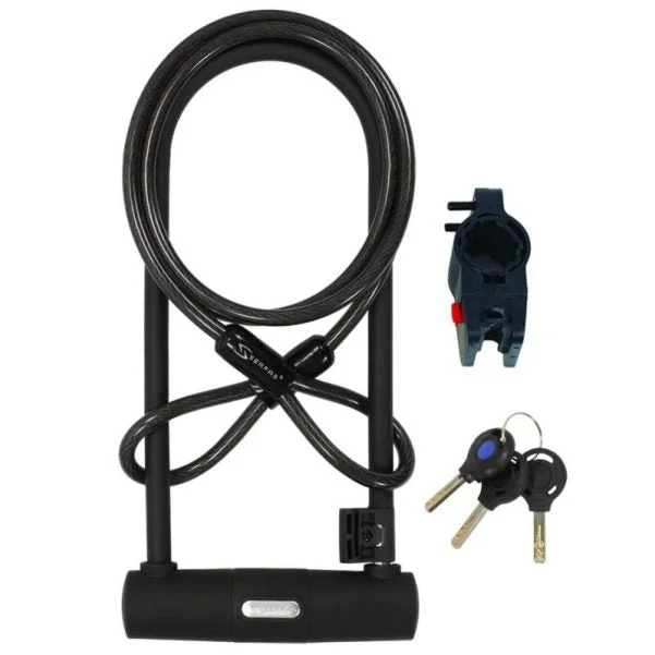 Serfas 290 U-Lock  w/Bracket & Cable