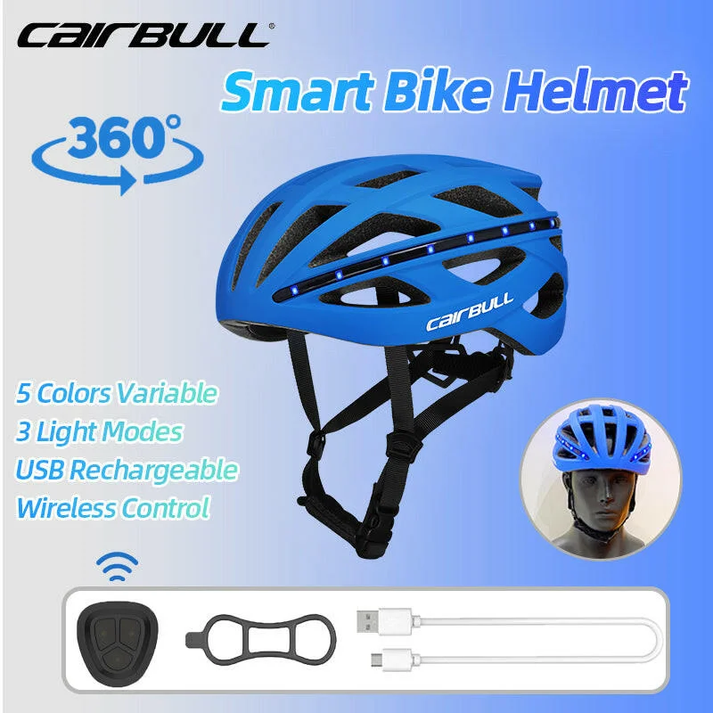 Smart Helmet Female Cycling Helmet Turn Signal Light Fit System In-mold EPS LED Strip Safety Road Bike Helmet Cycling Equipment