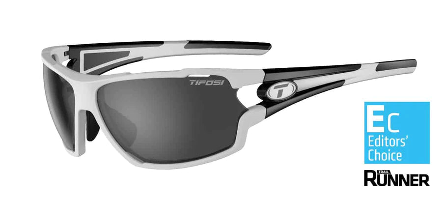 Tifosi AMOK Cycling Sport Sunglasses - White Black IC