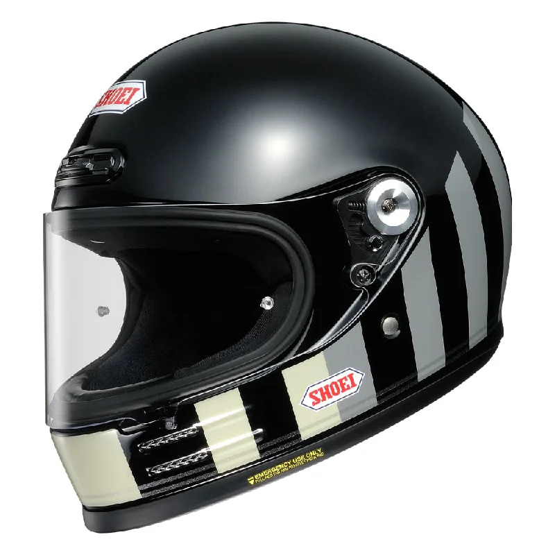 Shoei Glamster Resurrection TC5 Black / Grey Retro Full Face Helmet