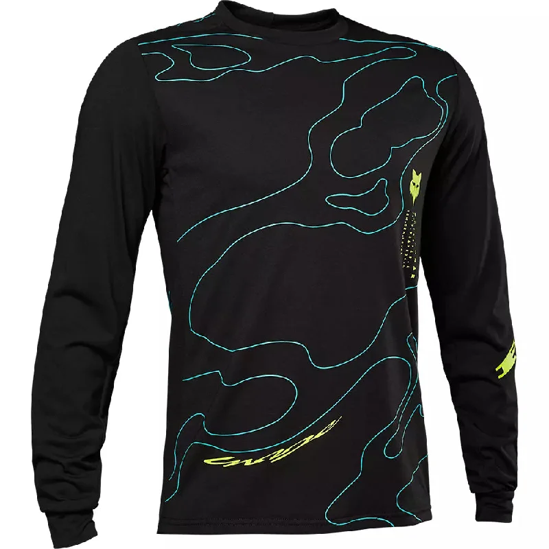 Fox Racing Ranger Dri Release Long Sleeve MTB Jersey - Lunar Capsule - Black