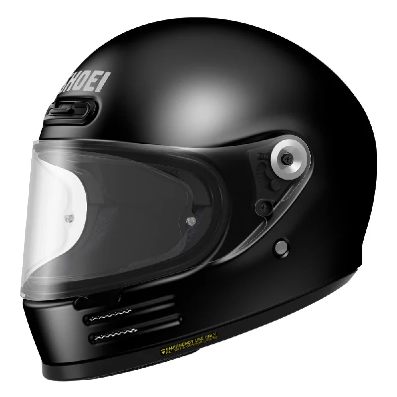 Shoei Glamster Black Gloss Retro Full Face Helmet