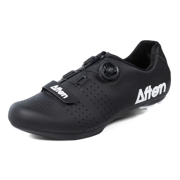 Afton Royce Clipless Road Shoe - Black-White