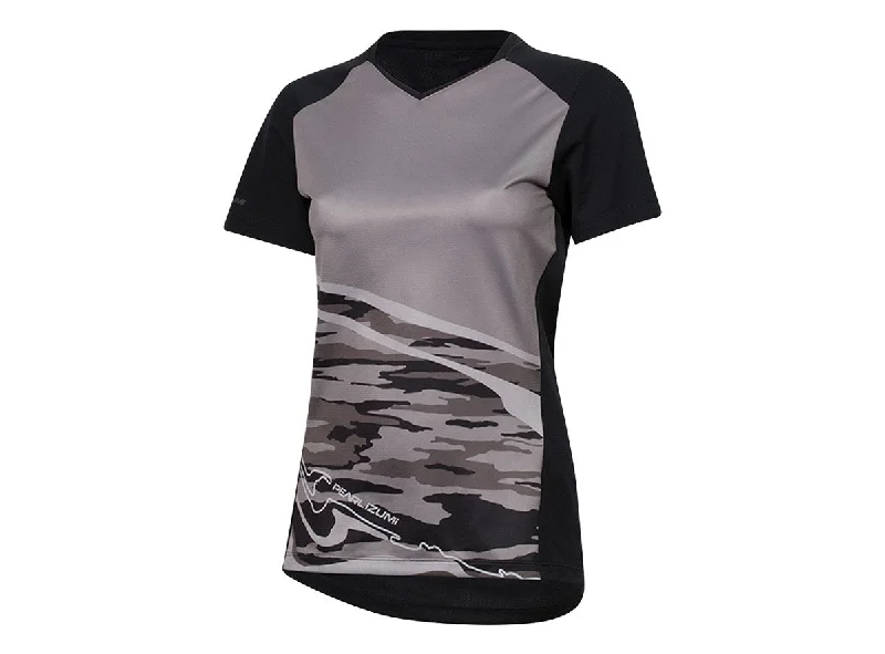 Pearl Izumi Launch Short Sleeve MTB Jersey - Womens - Black Vista