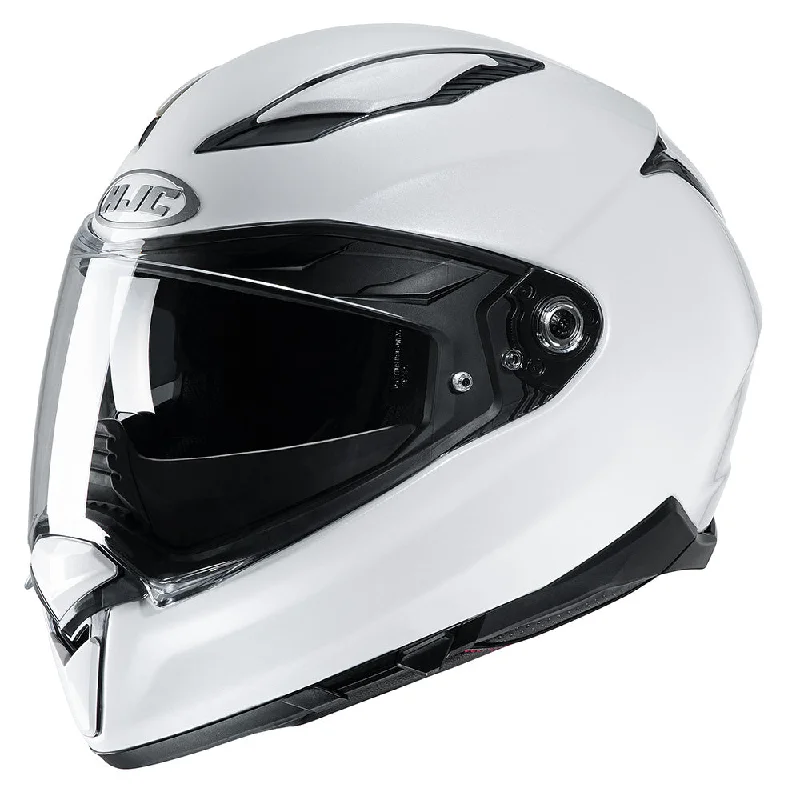 HJC F70 Pearl White Fiberglass Full Face Helmet