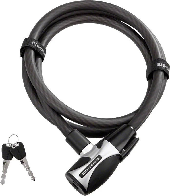 KRYPTONITE KRYPTOFLEX 1518 CABLE LOCK WITH KEY: 6' X 15MM