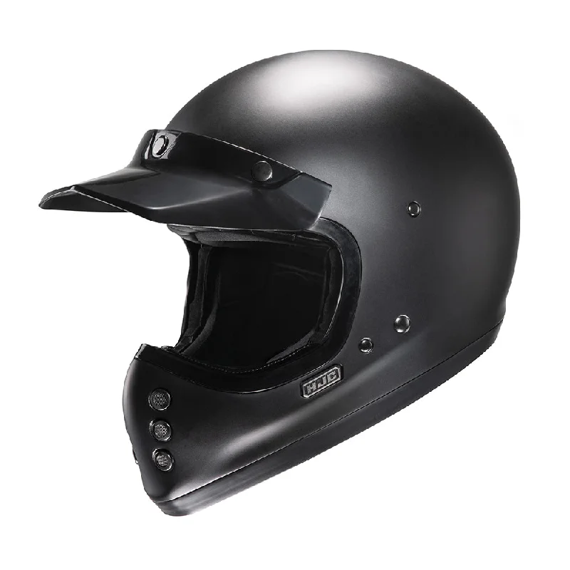 HJC V60 Matt Black Fiberglass ECE 22.06 Off Road Full Face Helmet