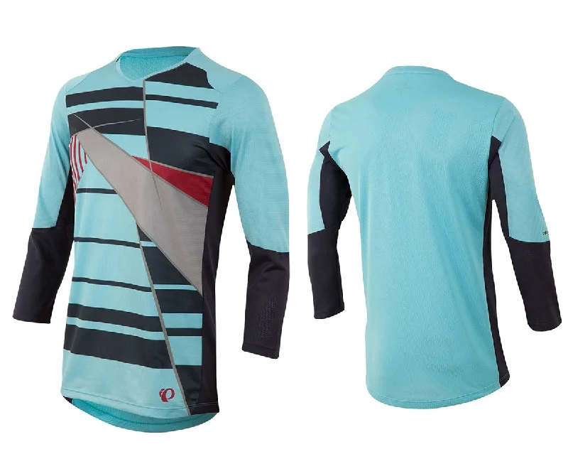 Pearl Izumi Launch 3/4 Sleeve MTB Jersey - Blue Mist - Eclipse Blue