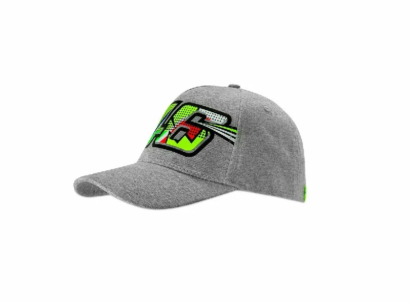 VR46 Official Valentino Rossi Ladie's Grey Cap - Vrwca 352105