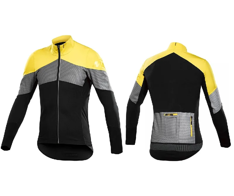 Mavic Vision H20 Thermo Cycling Jacket - Black-Yellow Mavic