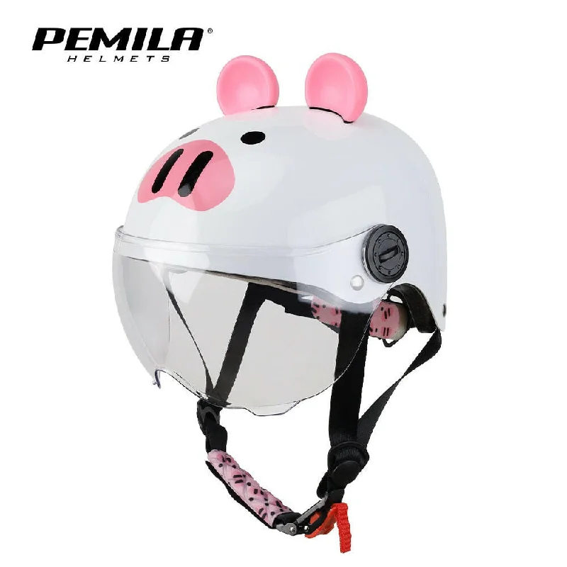 Child Riding Helmet Adorable Appearance Shock Absorbing Baby Cartoon Helmet ABS Toddler Lovely Cartoon Skateboard Bike Helmet