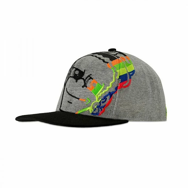 VR46 Valentino Rossi Official Dottorino Grey Cap - Vrmca 351905