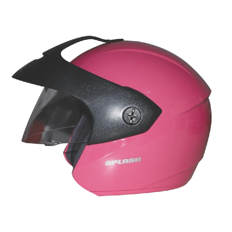 TVS Helmet Half Face Motorbike Helmet (Pink)