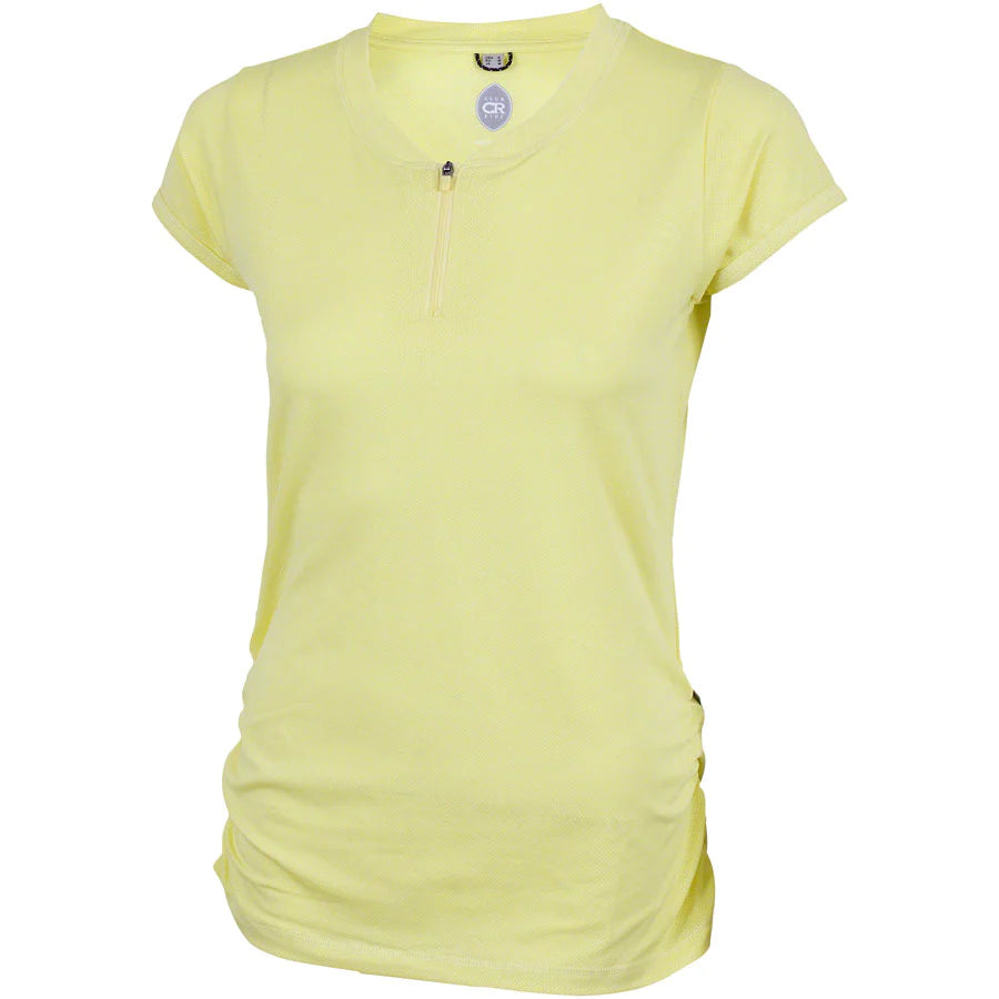 Club Ride Deer Abby Short Sleeve MTB Jersey - Womens - Yellow