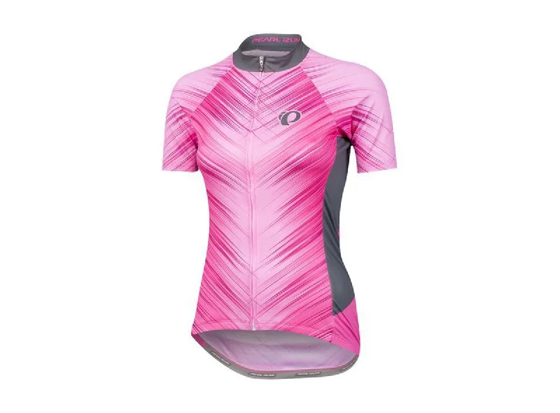 Pearl Izumi Elite Pursuit Ltd Short Sleeve Road Jersey - Womens - Crystalize Screaming Pink