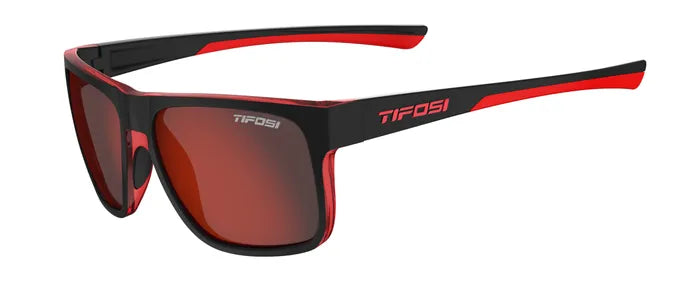 TIFOSI SWICK Sunglasses - Satin Black / Crimson