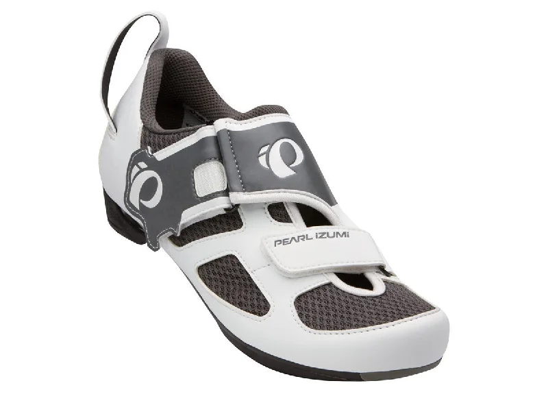 Pearl Izumi TRI Fly V Carbon Triathlon Shoe - White-Black