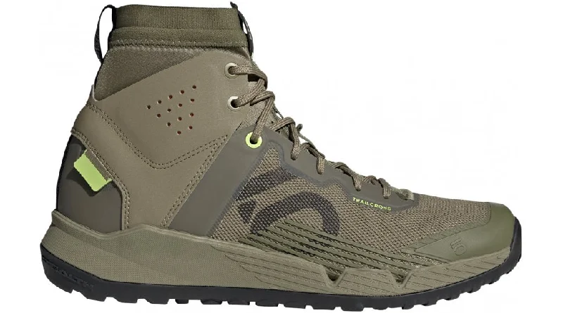 Five Ten Trailcross Mid Pro MTB Shoe - Orbit Green-Core Black-Pulse Lime