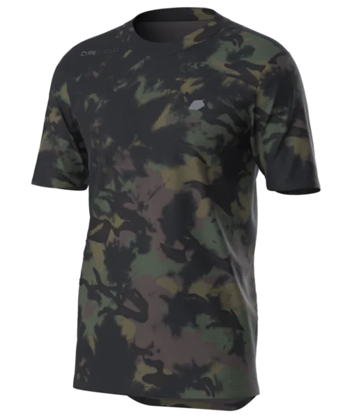 Troy Lee Designs Flowline Short Sleeve MTB Jersey - Covert - Army Green - 2023