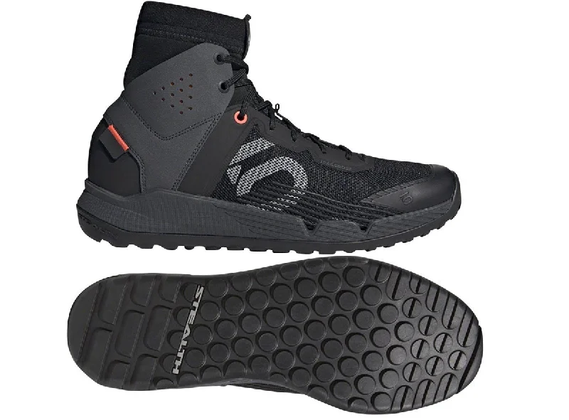 Five Ten Trailcross Mid Pro MTB Shoe - Core Black-Gray Two-Solar Red