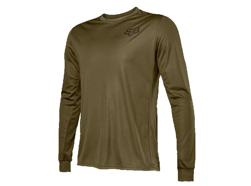 Fox Racing Ranger Long Sleeve MTB Jersey - Font - Olive Green