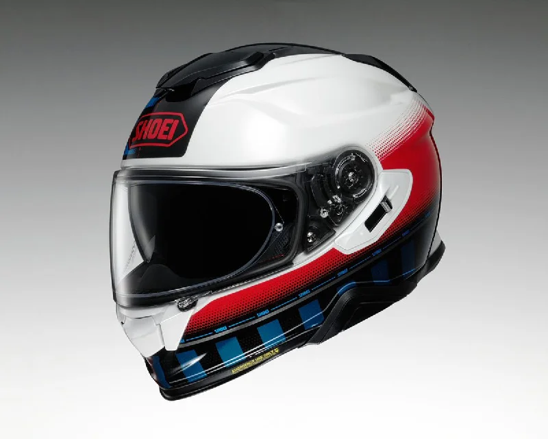 Shoei GT Air 2 Tesseract TC10 Full Face Helmet - White / Red / Black / Blue