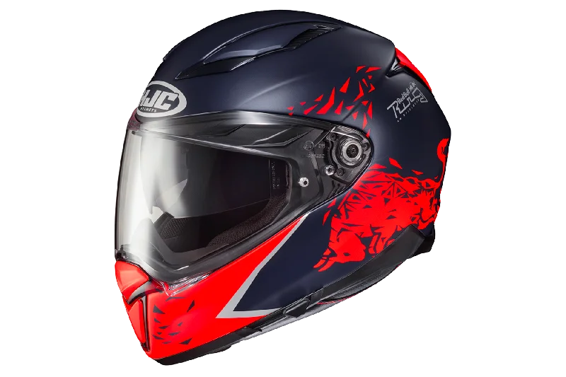 HJC F70 Spielberg Redbull Ring Fiberglass MC21SF Red Blue Full Face Helmet