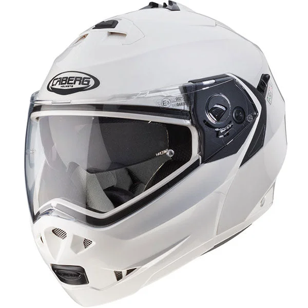 Caberg Duke II Flip Front Helmet - Metal White