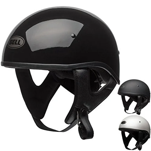 Bell Pit Boss Open-Face Motorcycle Helmet (Solid Black)