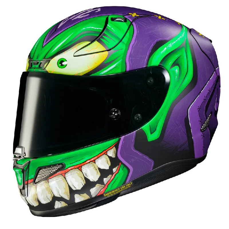 HJC RPHA 11 Green Goblin Marvel MC48SF Full Face Helmet