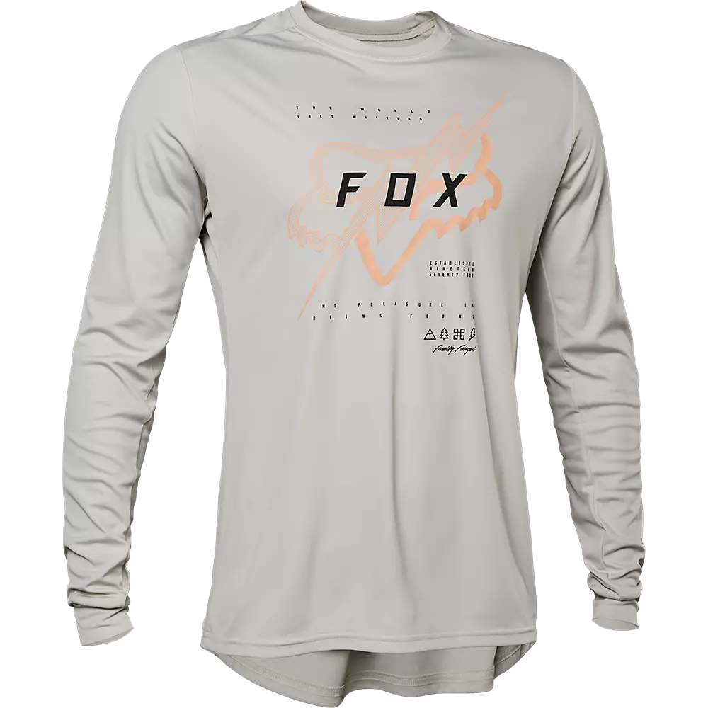 Fox Racing Ranger Long Sleeve MTB Jersey - Jectr - Vintage White