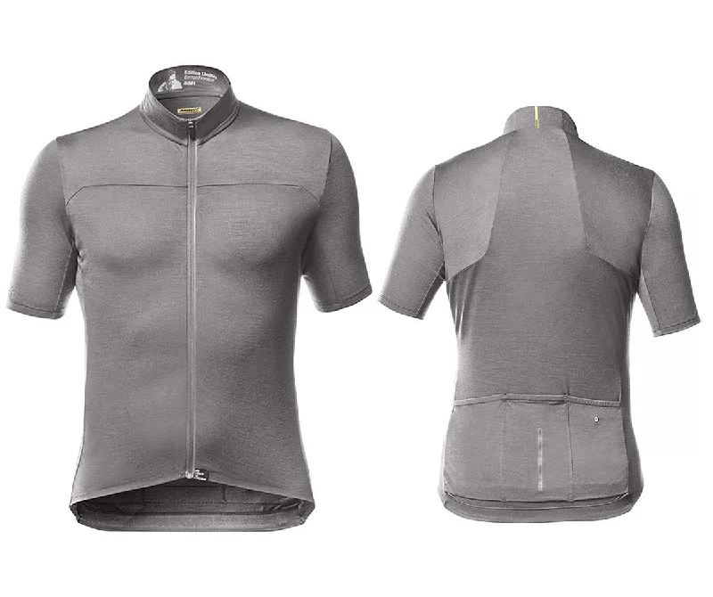 Mavic Bernard Hinault Limited Edition Short Sleeve Road Jersey - Smoked Pearl