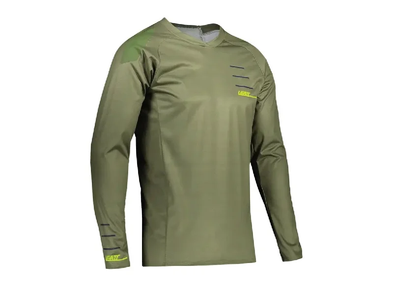 Leatt MTB 5.0 Long Sleeve MTB Jersey - Cactus - 2021