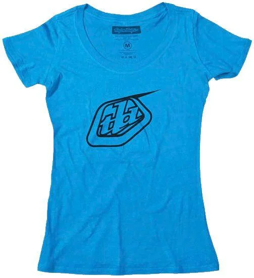 Troy Lee Designs Girls Shield Tee - Turquoise