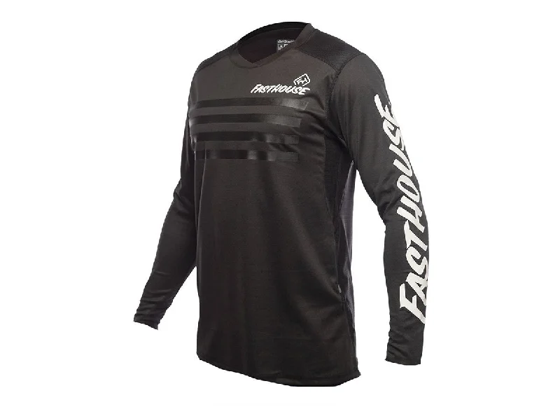 Fasthouse Alloy Stripe Long Sleeve MTB Jersey - Black