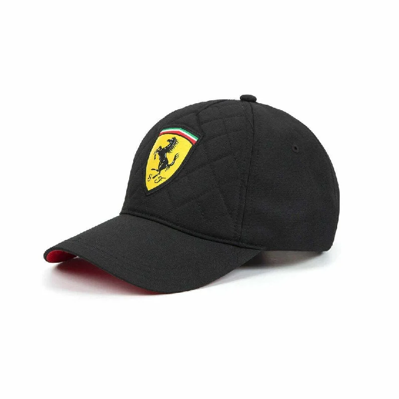 Scuderia Ferrari Fan's Quilted Black Baseball Cap - 130181044 100