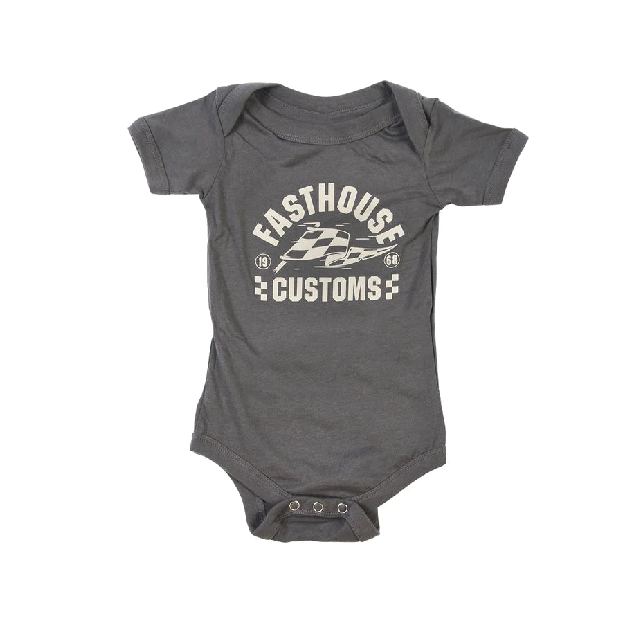 Fasthouse Infant Sprinter Onesie - Infant - Dark Gray