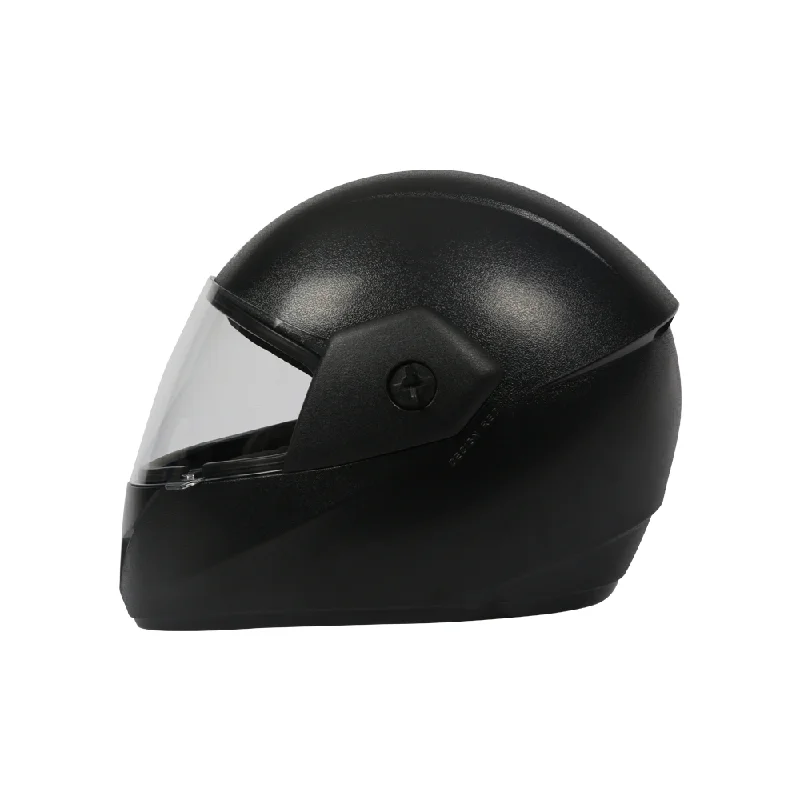 TVS Helmet Full Face Motorbike Helmet (Color: Black-JL) | ISI & DOT Certified