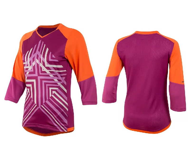 Pearl Izumi Launch 3/4 Sleeve MTB Jersey - Womens - Clementine