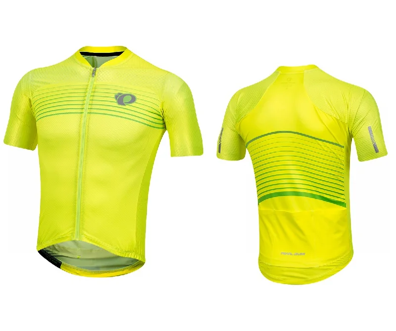 Pearl Izumi PRO Pursuit Speed Short Sleeve Road Jersey - Screaming Yellow Diffuse